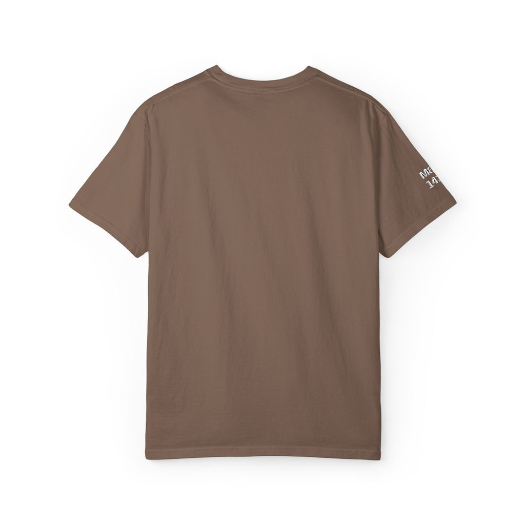 Not My Will, But Yours Mark 14:36- Embroidered- Comfort Colors T-Shirt